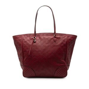 Guccissima Tote Bag Shoulder Bag 323671 Red Leather Women's Gucci